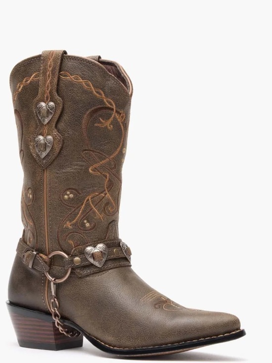 Durango Shoes - CRUSH BY DURANGO® WOMEN'S BROWN HEARTBREAKER BOOT 9.5